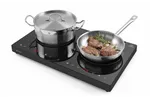 Kuchenka indukcyjna podwójna, Kitchen Line, 230V/3500W, 608x405x54mm HENDI 239414