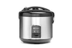 Urządzenie do gotowania ryżu i kaszy z funkcją gotowania na parze, 1,8 l, Profi Line, 1,8L, 230V/700W, ⌀280x285mm HENDI 240410