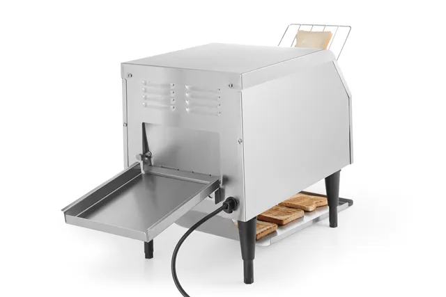 Toster przelotowy pojedynczy, 220-240V/1340W, 288x368x410mm HENDI 261200