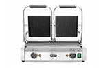 Grill kontaktowy podwójny Ryflowany, góra i dół ryflowane, 230V/3600W, 570x375x216mm HENDI 263709