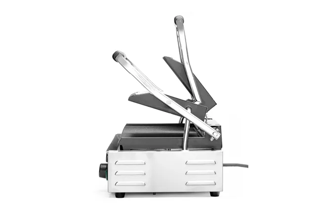 Grill kontaktowy podwójny Ryflowany, góra i dół ryflowane, 230V/3600W, 570x375x216mm HENDI 263709