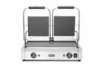 Grill kontaktowy podwójny, góra ryflowana , dół gładki, 230V/3600W, 570x375x216mm HENDI 263808