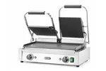 Grill kontaktowy podwójny, góra ryflowana , dół gładki, 230V/3600W, 570x375x216mm HENDI 263808