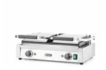 Grill kontaktowy podwójny, góra ryflowana , dół gładki, 230V/3600W, 570x375x216mm HENDI 263808
