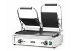 Grill kontaktowy podwójny, 1/2 gładka, 1/2 ryflowana, 230V/3600W, 570x375x216mm HENDI 263907