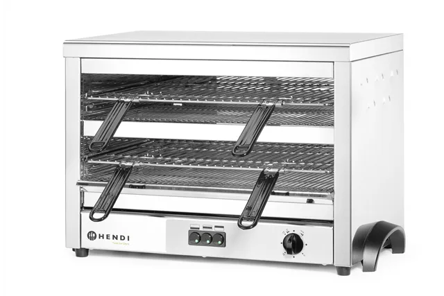Opiekacz kwarcowy MAXI GN 1/1, 400V/4500W, 682x528x455mm HENDI 264331