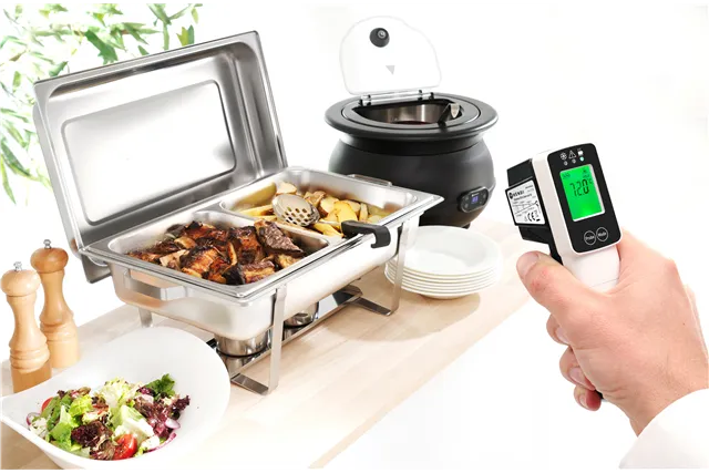 Termometr cyfrowy na podczerwień z sondą, 39x53x158mm HENDI 271254