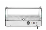 Witryna grzewcza nastawna, pojedyncza, czarny, 220-240V/800W, 554x376x311mm HENDI 273982