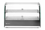 Witryna grzewcza podwójna, podwójna, czarny, 220-240V/800W, 554x376x376mm HENDI 273999