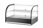 Witryna grzewcza podwójna, podwójna, czarny, 220-240V/800W, 554x376x376mm HENDI 273999