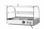 Witryna grzewcza podwójna, podwójna, czarny, 220-240V/800W, 554x376x376mm HENDI 273999
