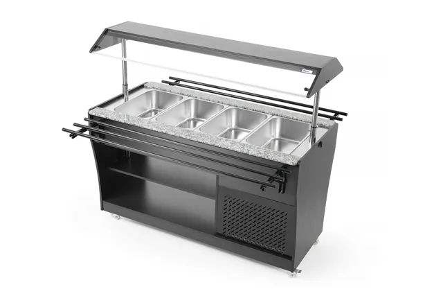 Bufet sałatkowy, GN 1/1, 220-240V/170W, 1490x765x1370mm Arktic 274057