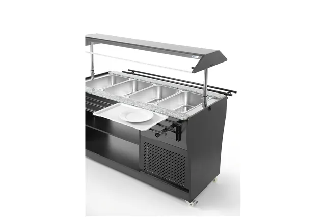 Bufet sałatkowy, GN 1/1, 220-240V/170W, 1490x765x1370mm Arktic 274057
