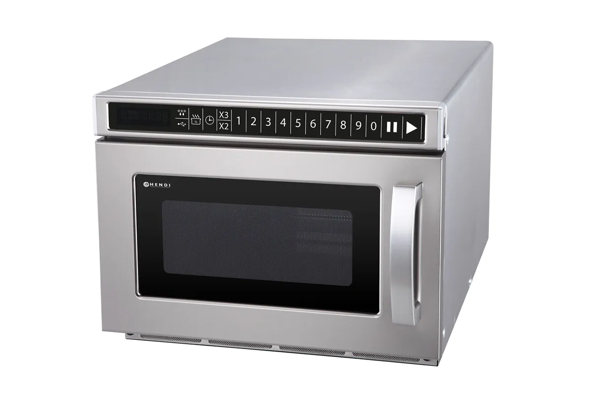 Kuchenka mikrofalowa z możliwością programowania i portem USB 1800 W, 230V/3000W, 560x419x336mm HENDI 281376