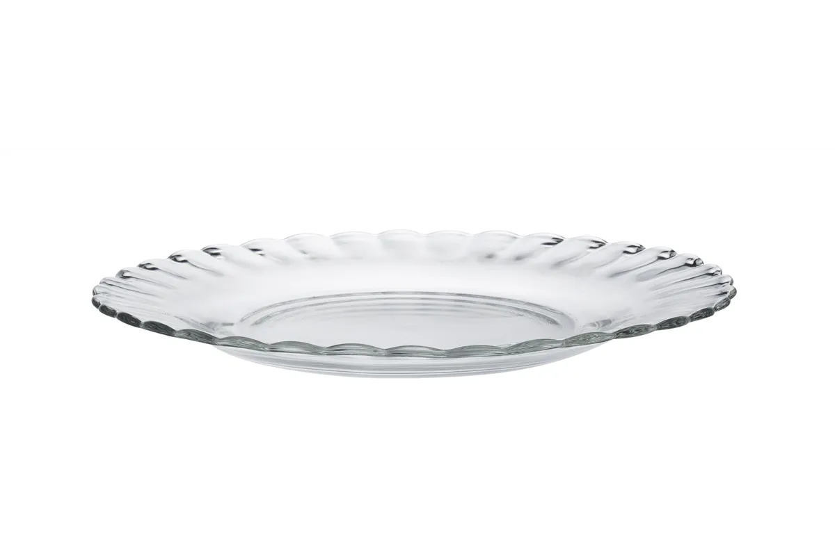 Talerz deserowy PICARDIE, transparentny, ⌀205x20mm Duralex 3025AF06C1111