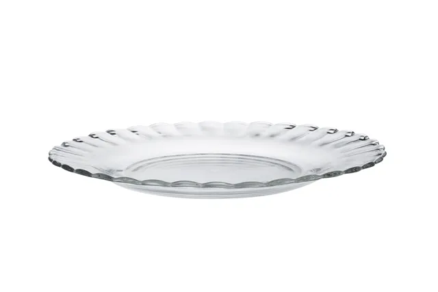 Talerz deserowy PICARDIE, transparentny, ⌀205x20mm Duralex 3025AF06C1111