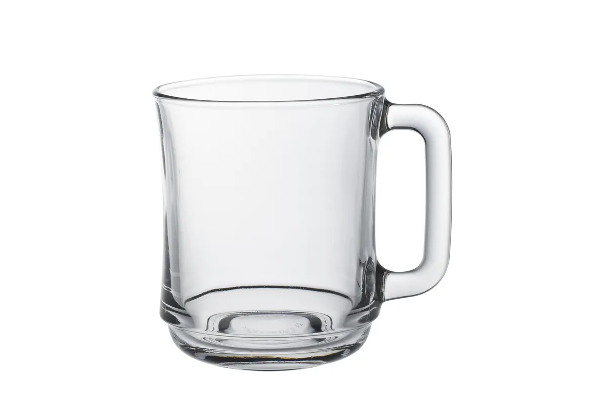 Szklanka z uchem LYS, 0,31L, transparentny, 6 szt., ⌀100x100mm Duralex 4018AR06D1111