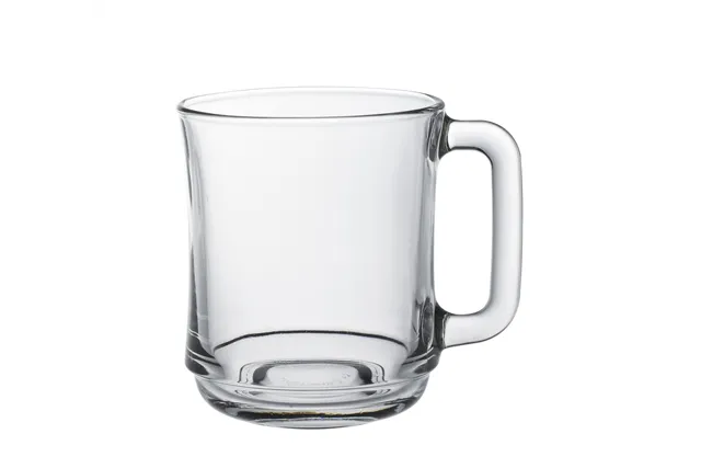 Szklanka z uchem LYS, 0,31L, transparentny, 6 szt., ⌀100x100mm Duralex 4018AR06D1111