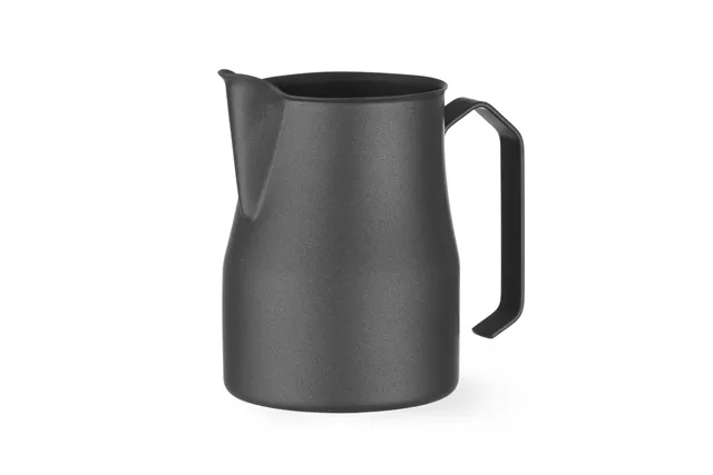 Dzbanek do spieniania mleka czarny, matowy, 0,7L, czarny, ⌀84x130mm HENDI 451045