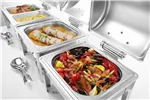 Podgrzewacz na pastę GN 1/1 polerowany na wysoki połysk, Profi Line, 9L, 570x405x320mm HENDI 470213