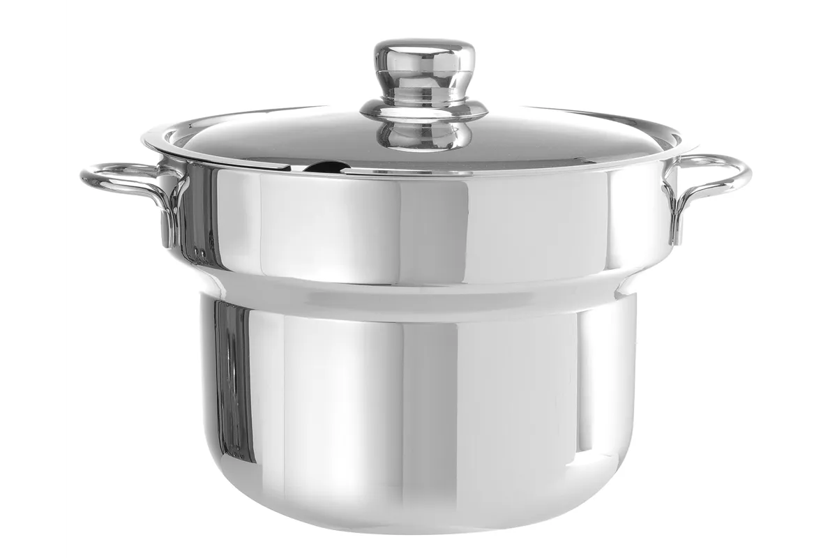 Podgrzewacz na pastę do zupy polerowany na wysoki połysk, Profi Line, 10L, ⌀420x380mm HENDI 470244