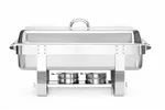 Podgrzewacz na pastę GN 1/1 – zestaw z pojemnikami GN, Kitchen Line, 585x385x315mm HENDI 471050
