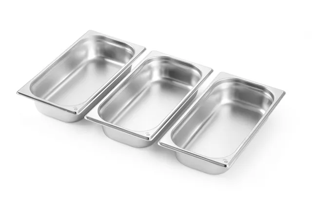 Podgrzewacz na pastę GN 1/1 – zestaw z pojemnikami GN, Kitchen Line, 585x385x315mm HENDI 471050