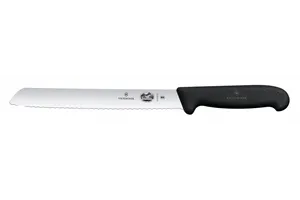 Nóż do chleba ząbkowanym ostrzem, czarny, 348mm Victorinox 5.2533.21