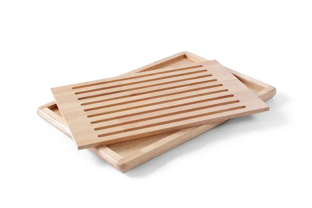 Deska do krojenia pieczywa, ciemne drewno, 475x322mm HENDI 505502