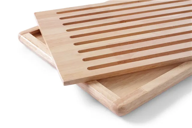 Deska do krojenia pieczywa, ciemne drewno, 475x322mm HENDI 505502