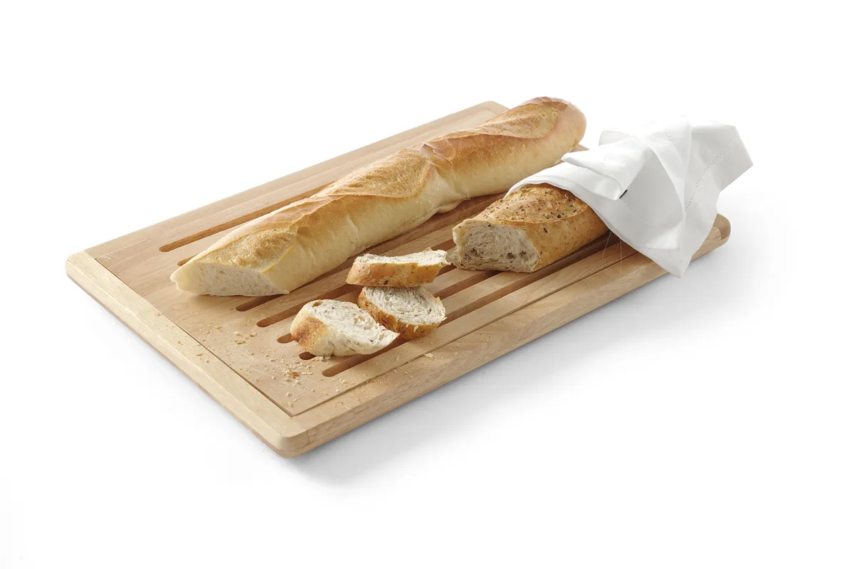 Deska do krojenia pieczywa, ciemne drewno, 475x322mm HENDI 505502