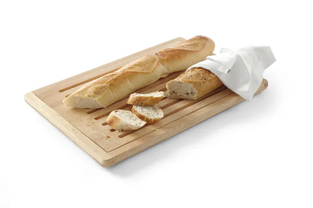 Deska do krojenia pieczywa, ciemne drewno, 475x322mm HENDI 505502