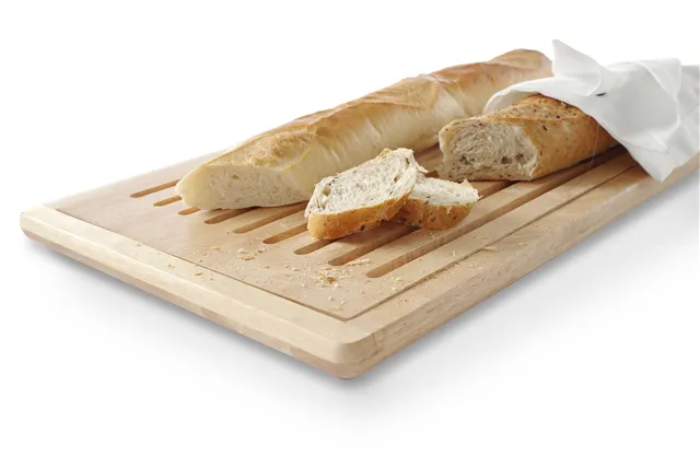 Deska do krojenia pieczywa, ciemne drewno, 475x322mm HENDI 505502