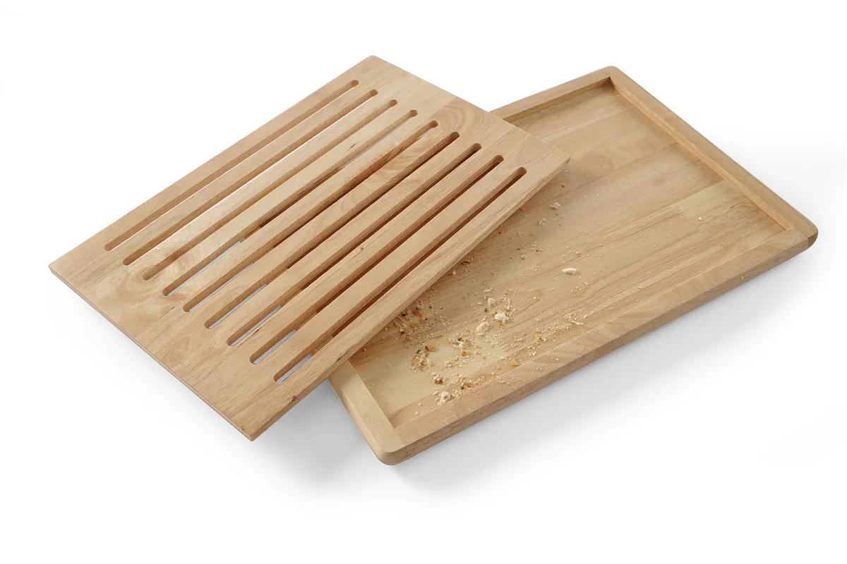 Deska do krojenia pieczywa, ciemne drewno, 475x322mm HENDI 505502