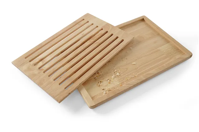 Deska do krojenia pieczywa, ciemne drewno, 475x322mm HENDI 505502