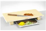 Podstawka pod deskę do sushi, 45×50×300 mm, beżowy, 300x50x45mm, Prostokątny Hasegawa 513828