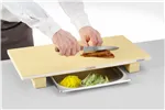 Podstawka pod deskę do sushi, 45×50×300 mm, beżowy, 300x50x45mm, Prostokątny Hasegawa 513828