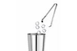 Szczypce do lodu - zestaw 2 szt., srebrny, 180mm BarUp 523520