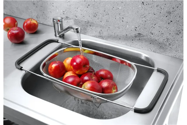 Cedzak rozsuwany na zlew, 360x240x115mm HENDI 535219