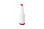 Dyspenser barmański z wymiennymi końcówkami, 0,8L, biały, ⌀90x300mm BarUp 557600