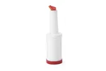 Dyspenser barmański z wymiennymi końcówkami, 0,8L, biały, ⌀90x300mm BarUp 557600