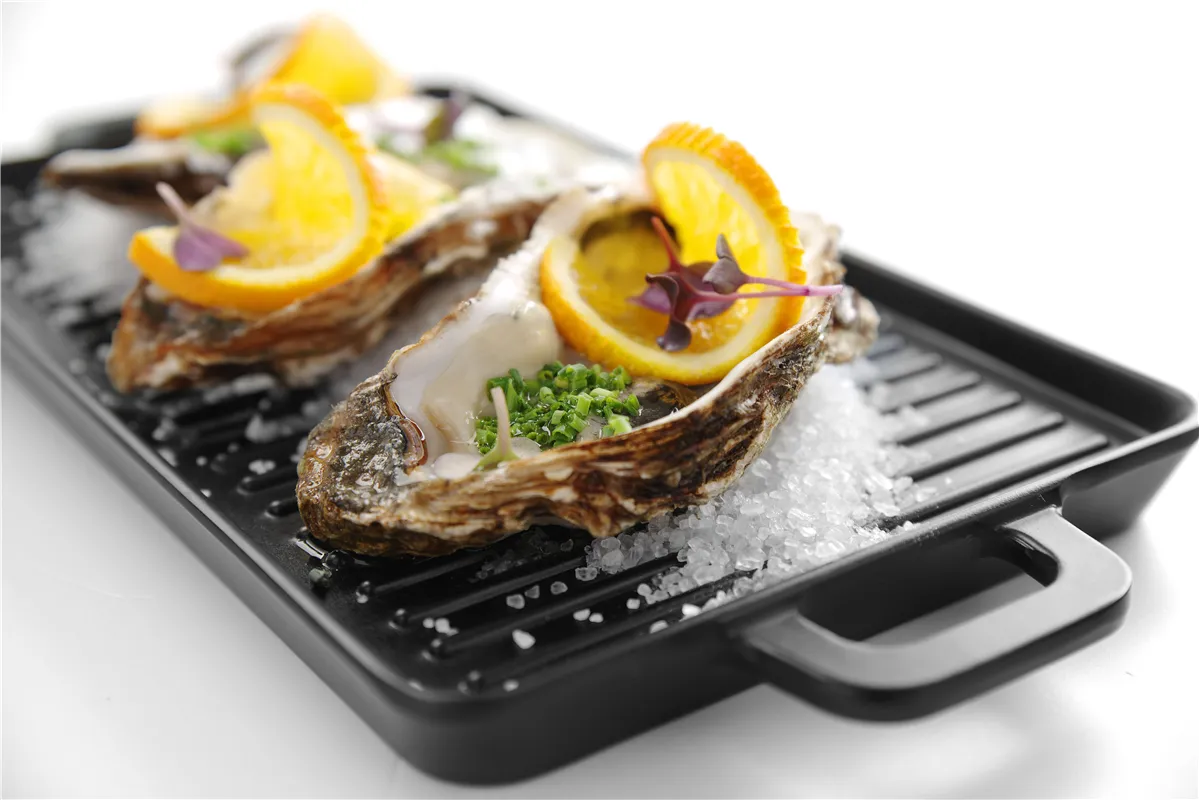 Brytfanna czarna Little Chef mini prostokątna, czarny, 320x162x20mm HENDI 564516