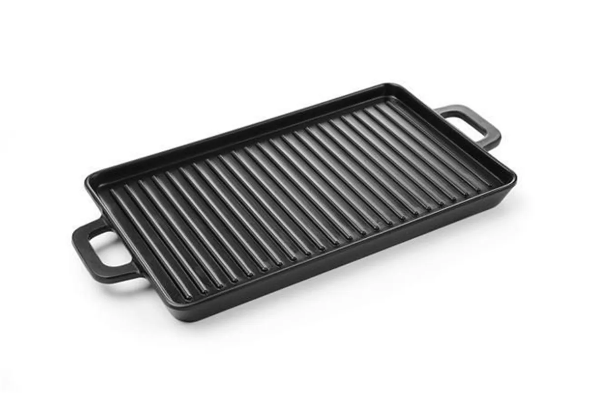 Brytfanna czarna Little Chef mini prostokątna, czarny, 320x162x20mm HENDI 564516