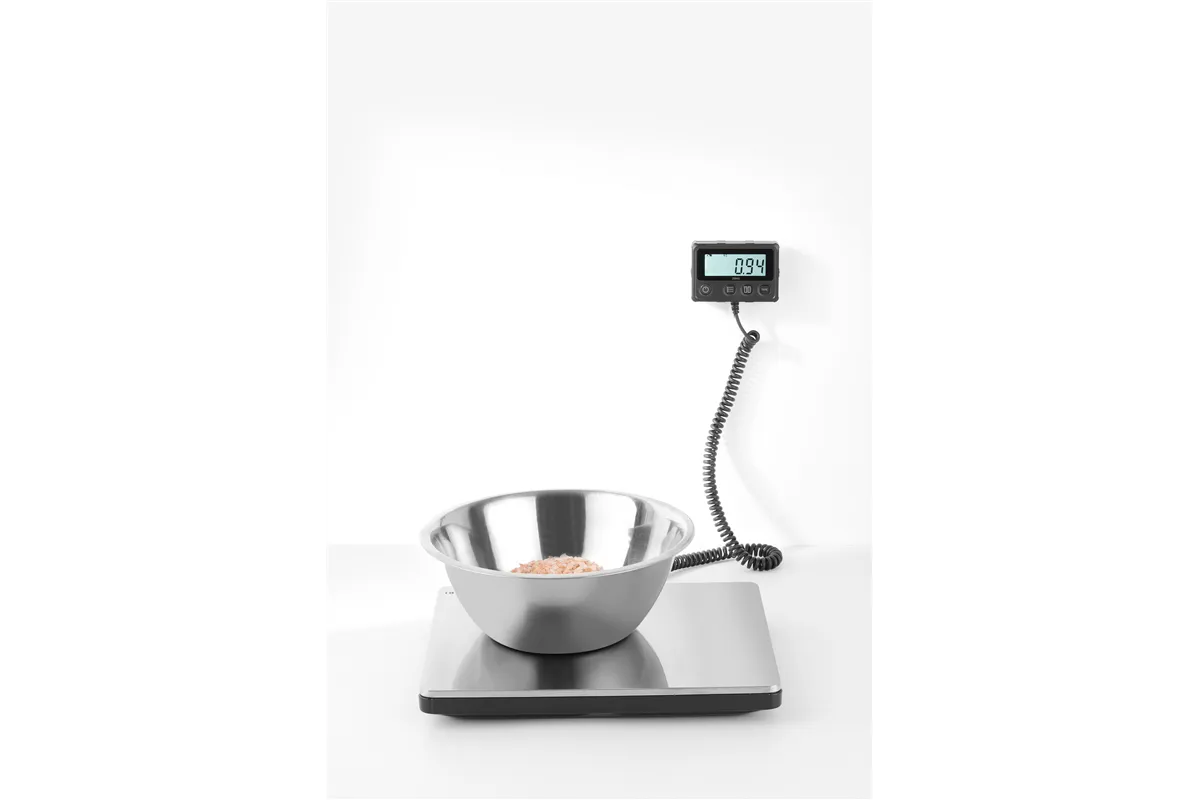 Waga gastronomiczna cyfrowa do 200 kg, 298x248x37mm HENDI 580462