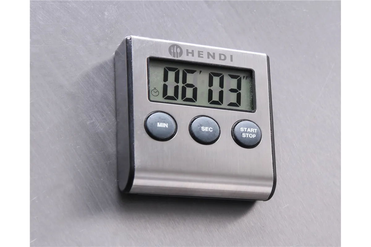 Timer kuchenny cyfrowy, 65x70x17mm HENDI 582022