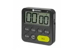 Timer jednozakresowy, czarny, 82x20x88mm HENDI 582039