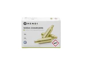 Naboje do wody sodowej CO₂, złoty, 10 szt BarUp 588406