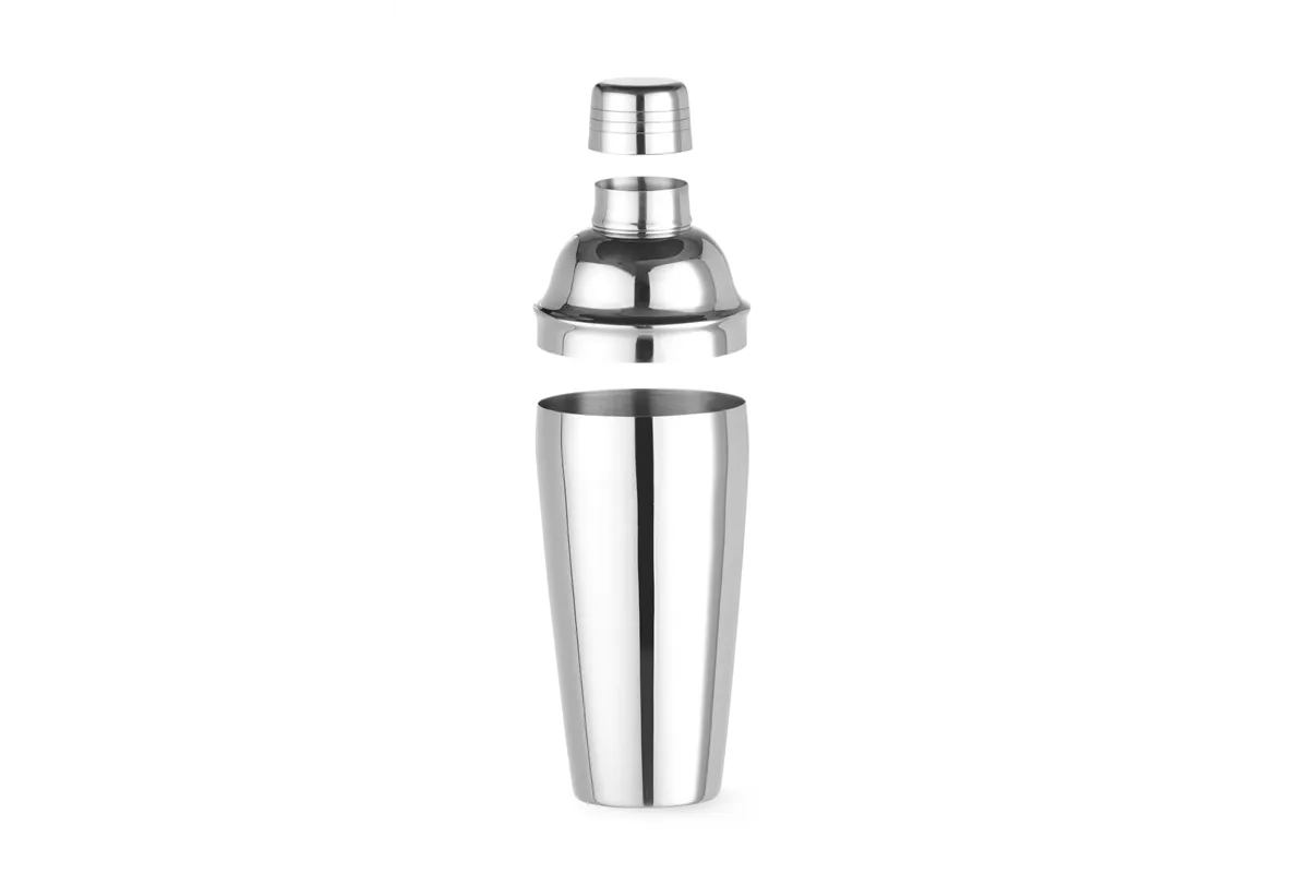 Shaker 3-częściowy Cobbler, 0,75L, ⌀80x240mm BarUp 593004