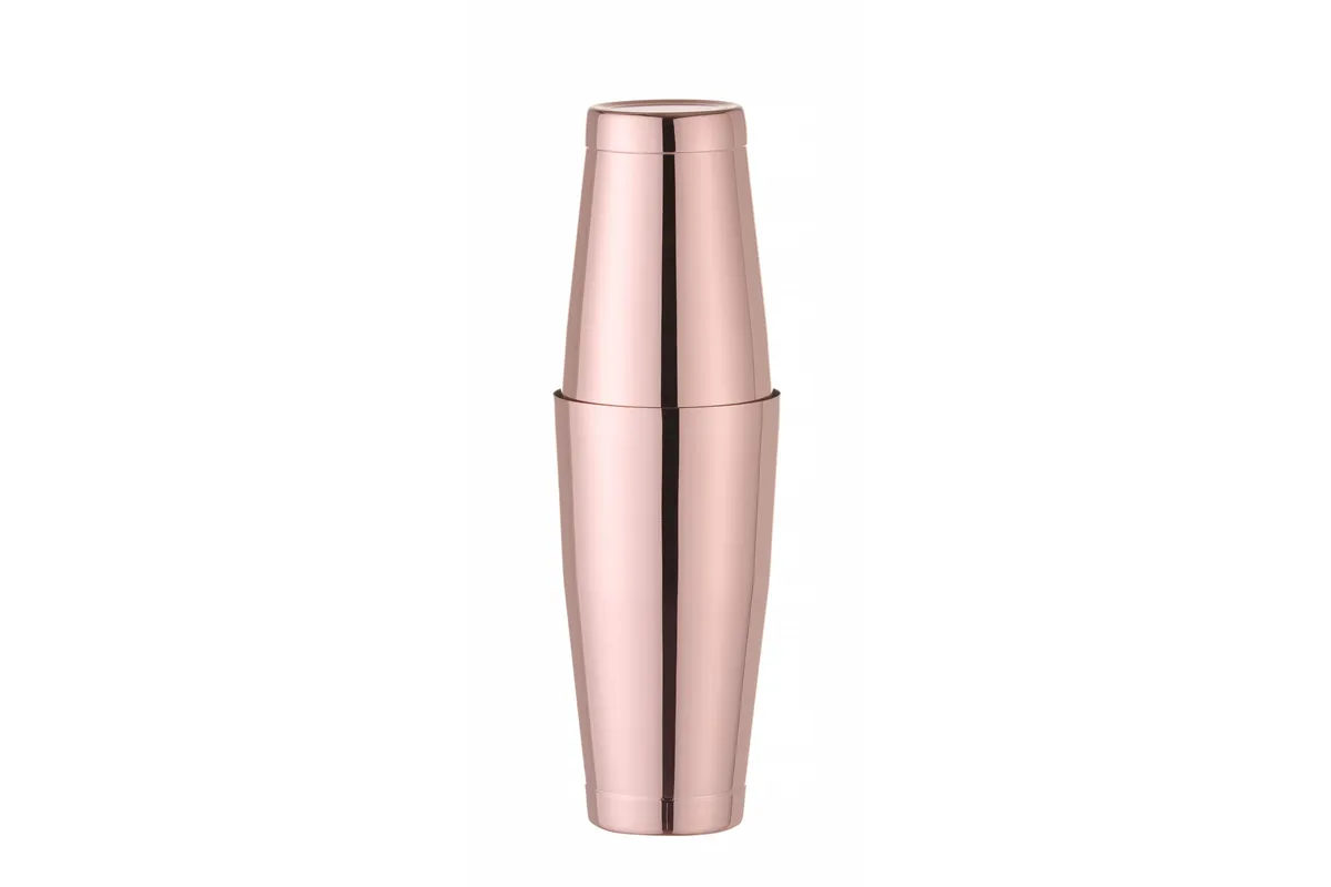 Shaker bostoński Tin-on-Tin, 0,8L, miedziany, ⌀90mm BarUp 593318