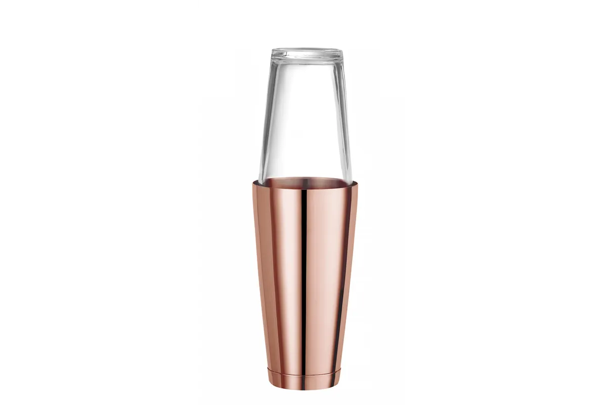 Shaker bostoński, 0,8L, miedziany, ⌀90mm BarUp 596395